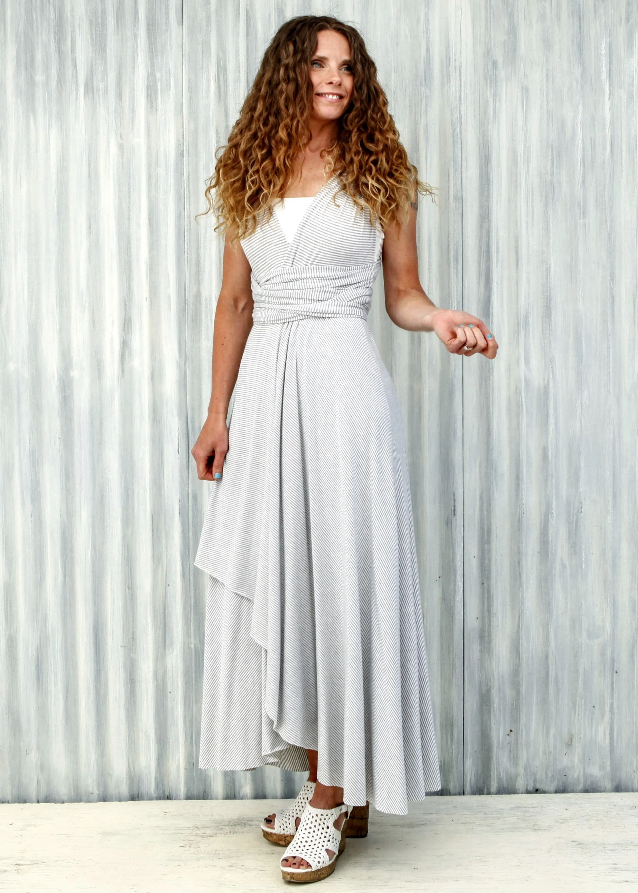 Marble Stripe Infinity Dress (Custom Made)