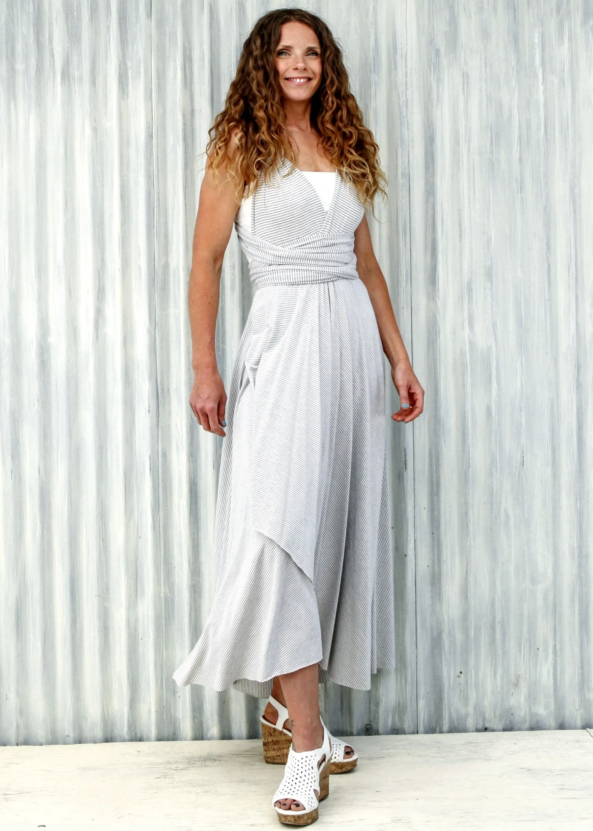 Marble Stripe Infinity Dress (Custom Made)