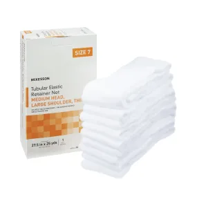 McKesson Tubular Elastic Retainer Net, 27.5 Inch X 25 Yards - Size 7