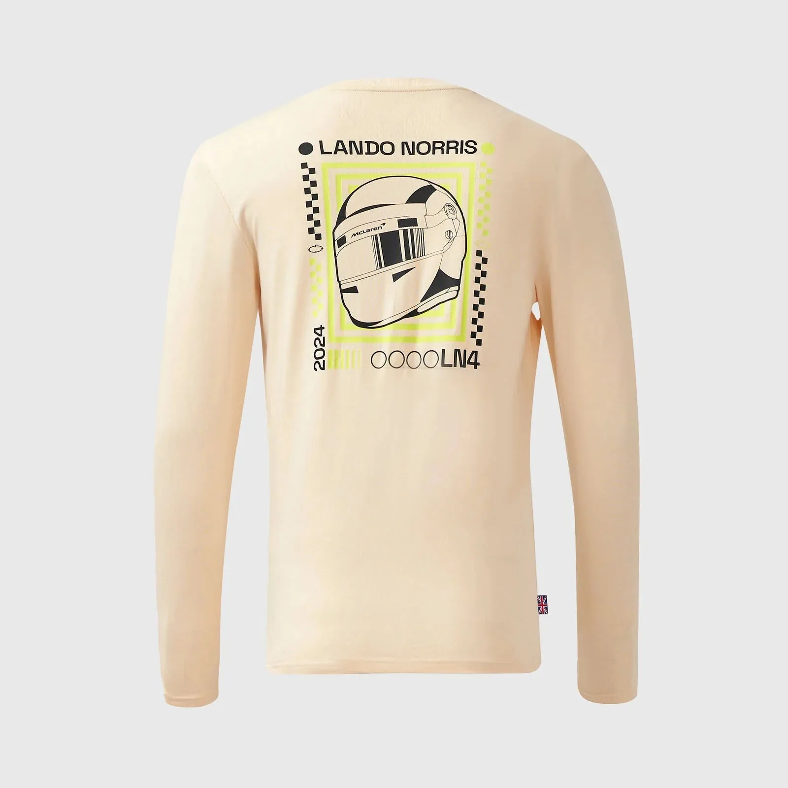 McLaren F1 Lando Norris Special Edition Silverstone GP Longsleeve T-Shirt - Off White