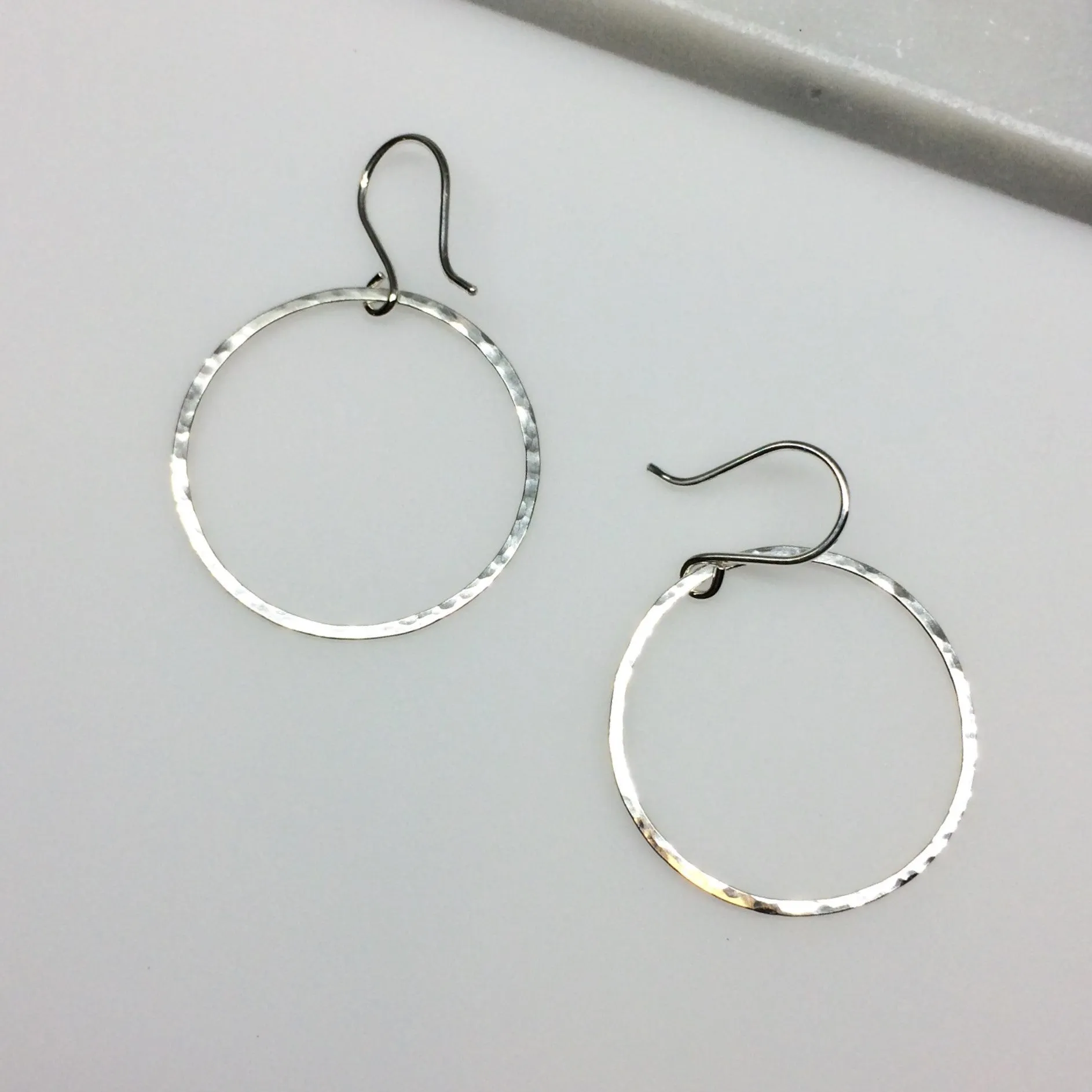 Medium Circle Drop Hoops