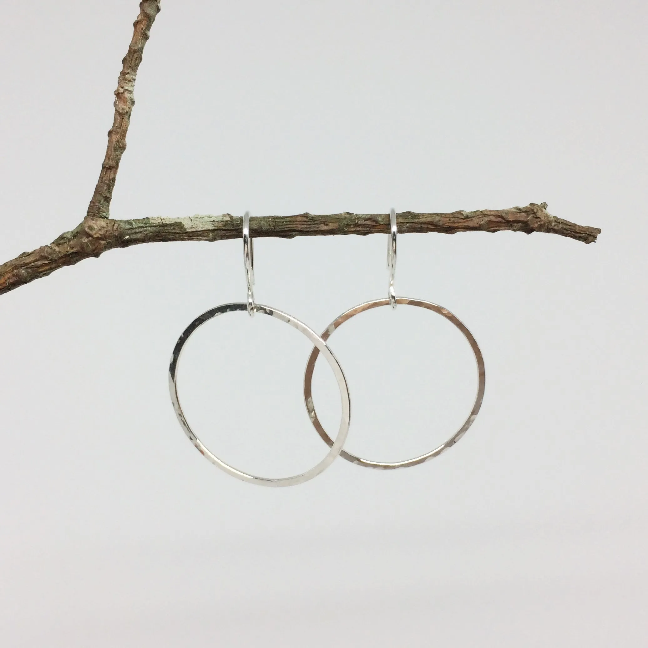Medium Circle Drop Hoops