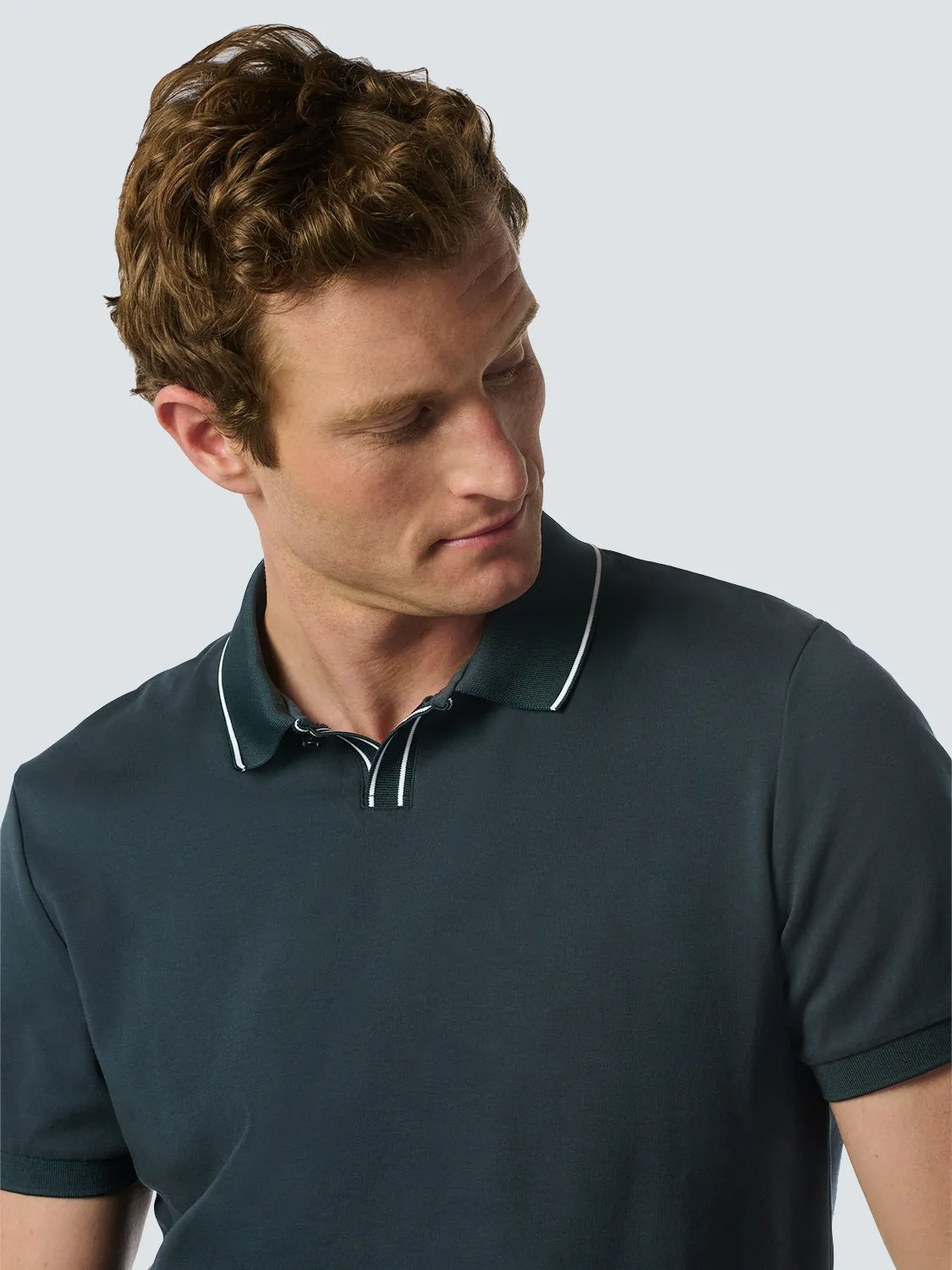 Modern Polo with Refined Collar and Elegant Finish | Night