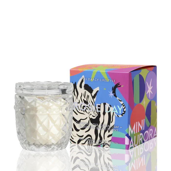 Mrs Darcy Crystal Candle - Aurora Mini - Rosie Day