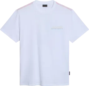 Napapijri Men&#x27;s Gras Short Sleeve T-Shirt Bright White | Buy Napapijri Men&#x27;s Gras Short Sleeve T-Shirt Bright White here | Outnorth