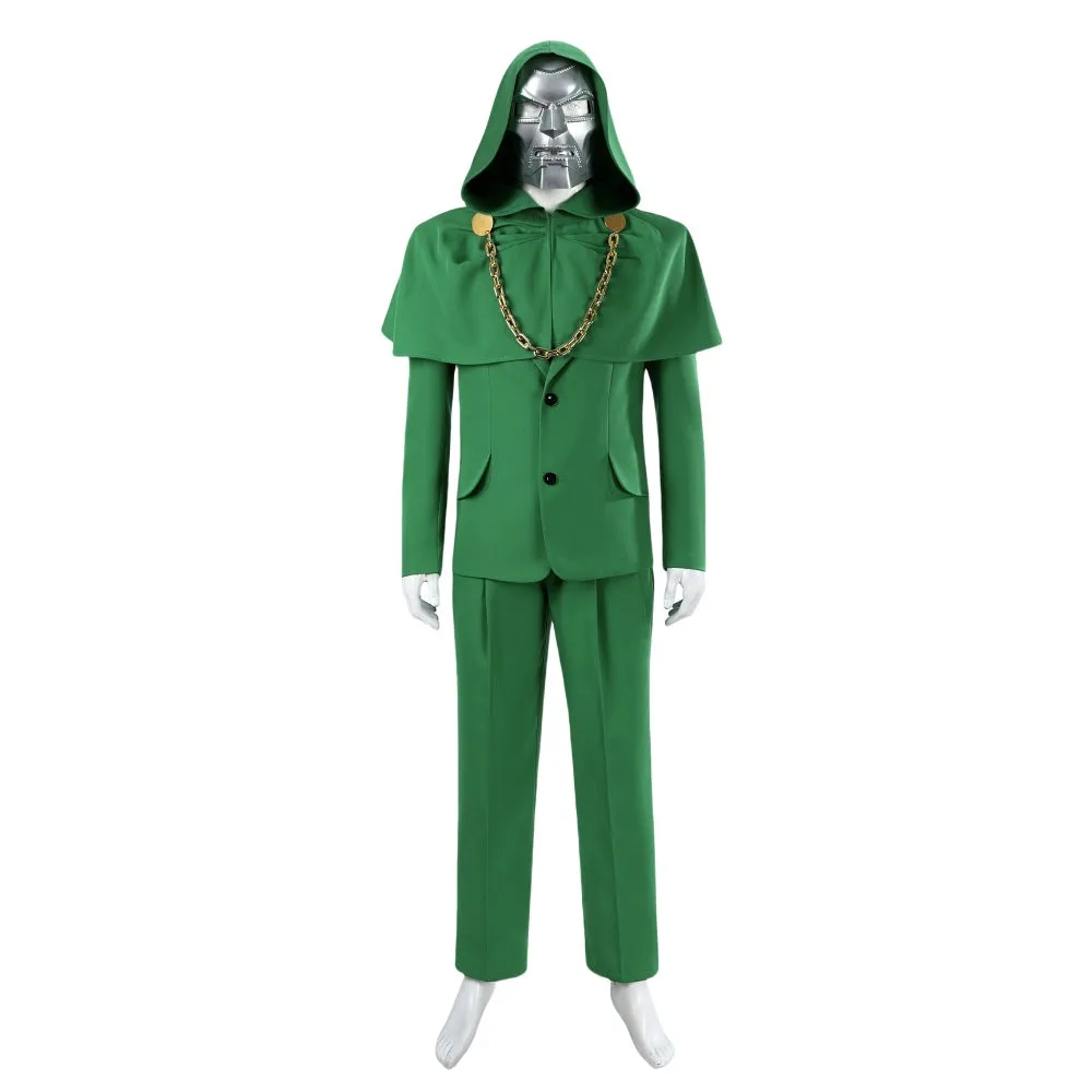 【New Arrival】Xcoser Doctor Doom Robert Downey Jr Cosplay Costume Mask Full Set Halloween