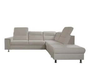 NICOLA L 111" x 93" Wide Sleeper Sectional with Storage