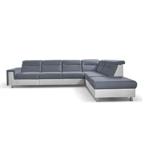 NICOLA L2 140" x 93" Wide Sleeper Sectional with Storage