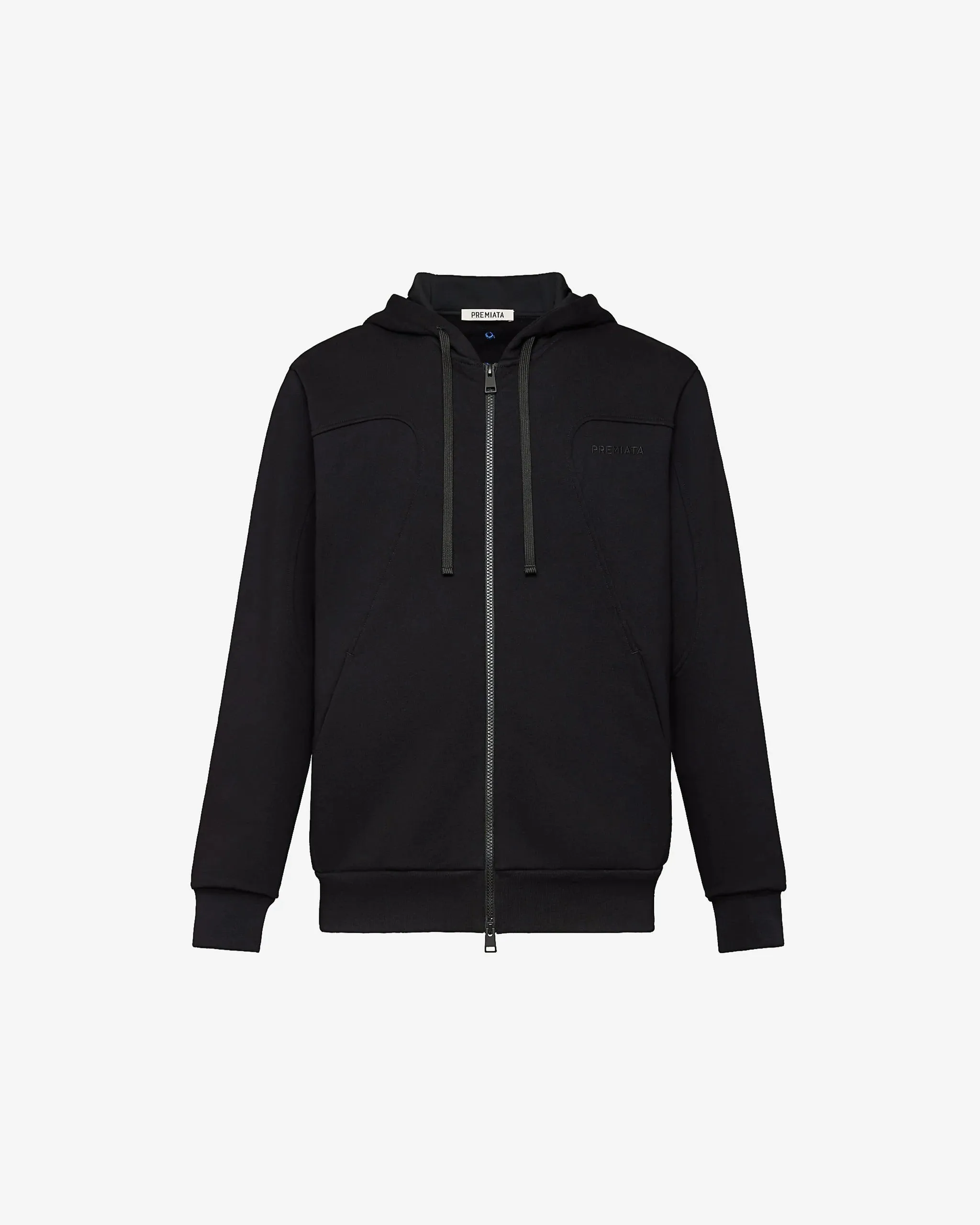 Nylon and Cotton Hoodie PR462100 Black