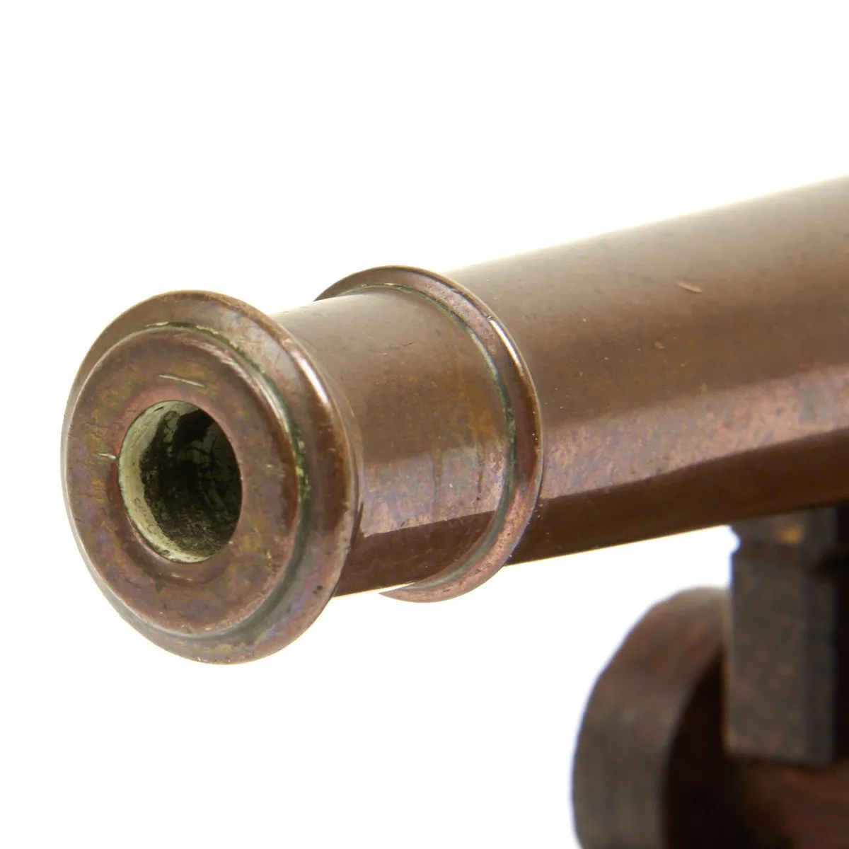 Original British Trafalgar Centennial Model Cannon Constructed from Materials of the HMS Victory