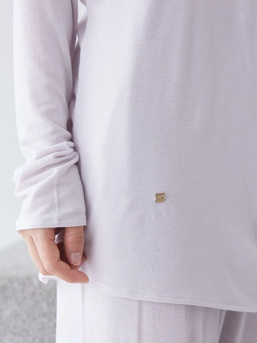 Peach Skin Loose-Fit Lounge Top