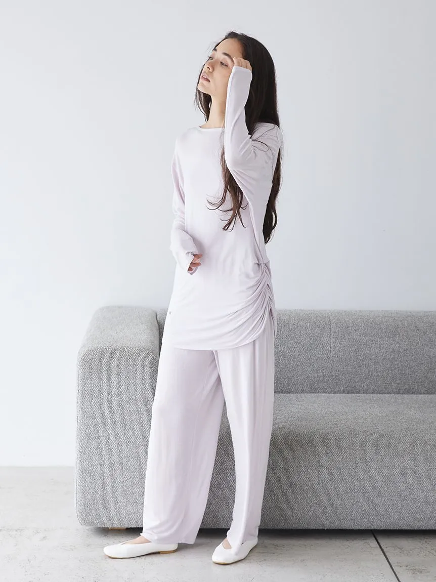 Peach Skin Loose-Fit Lounge Top