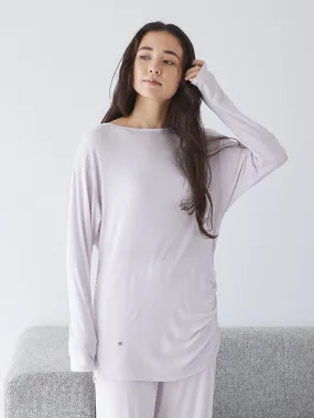 Peach Skin Loose-Fit Lounge Top