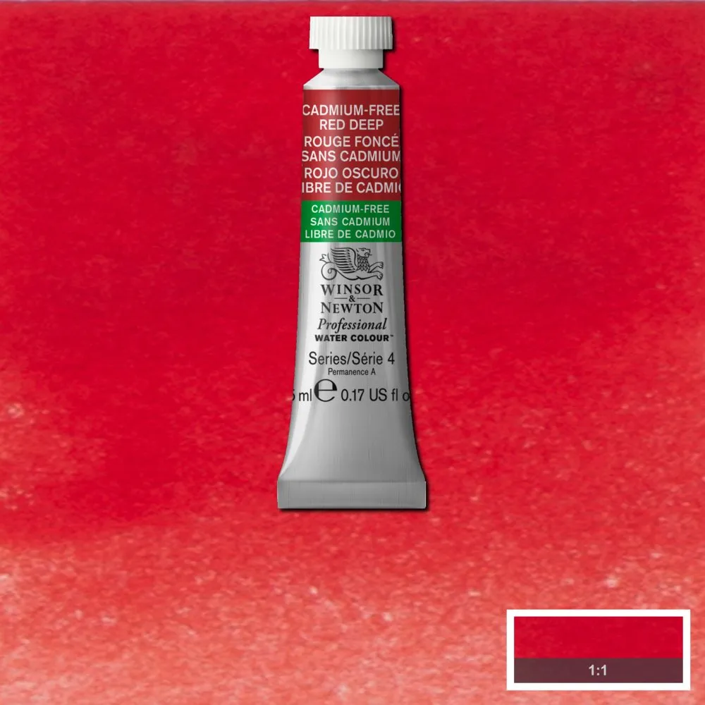 Professional Watercolour - Cadmium-Free Red Deep
