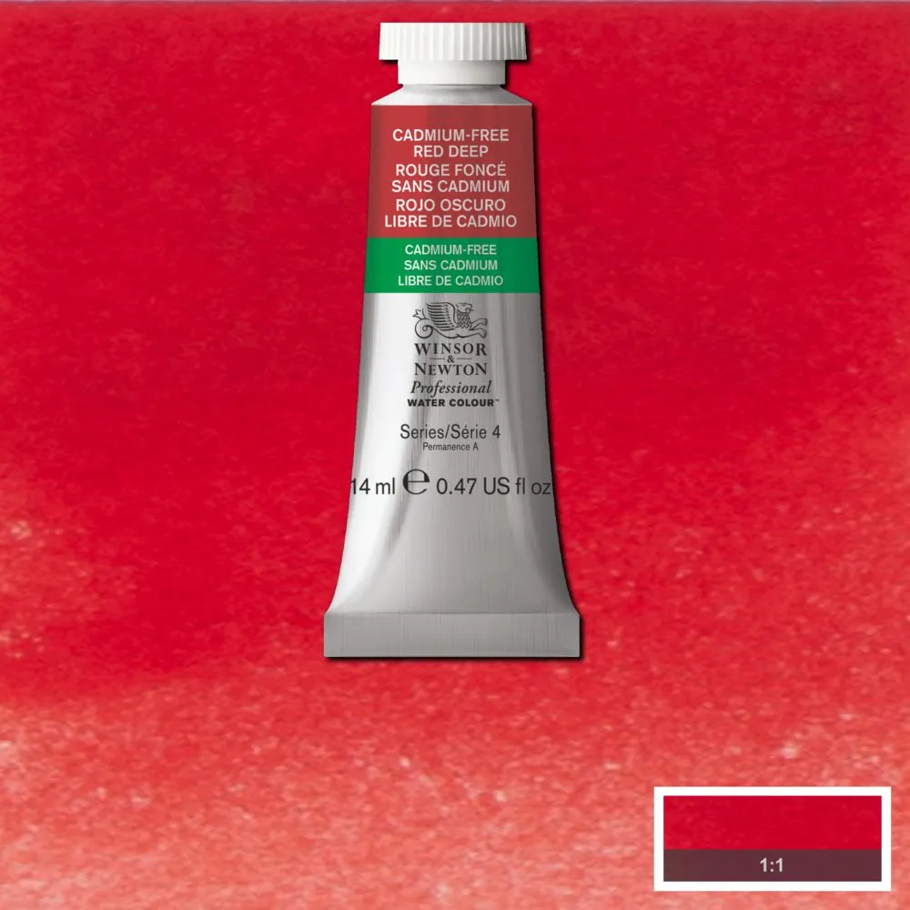Professional Watercolour - Cadmium-Free Red Deep