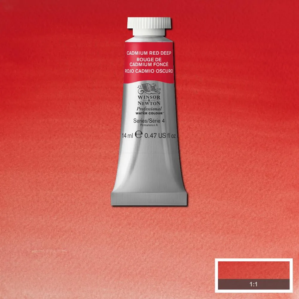 Professional Watercolour - Cadmium Red Deep