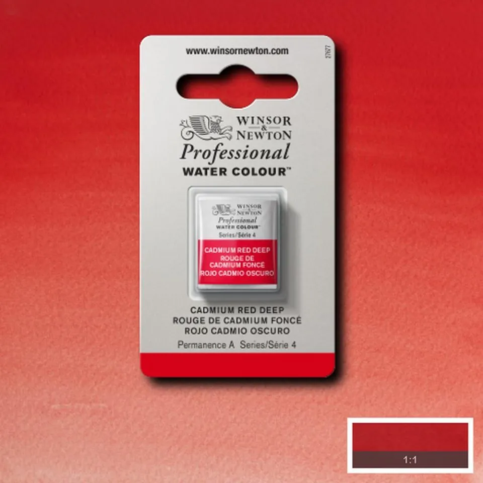 Professional Watercolour - Cadmium Red Deep