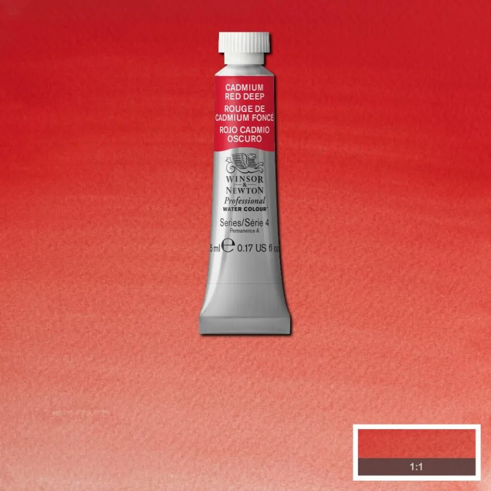 Professional Watercolour - Cadmium Red Deep