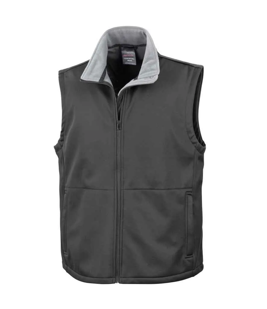Result Core Soft Shell Bodywarmer | Black