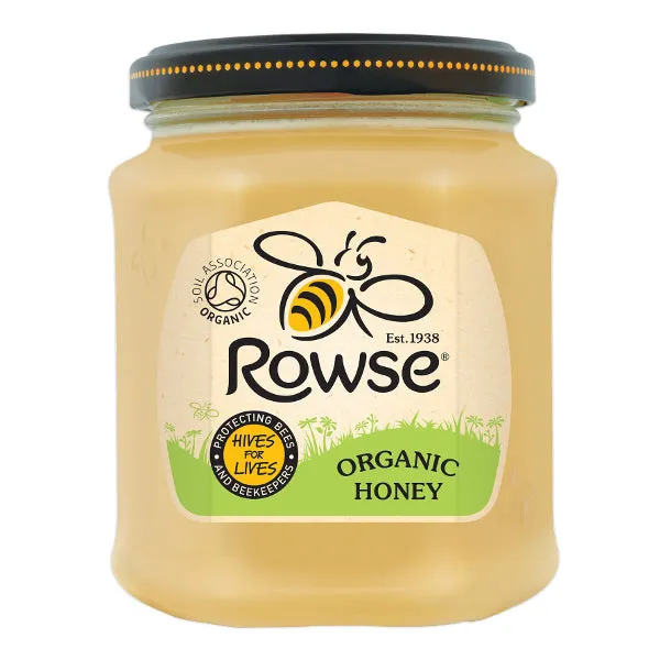 Rowse Organic Set Honey - Jar- 340gr