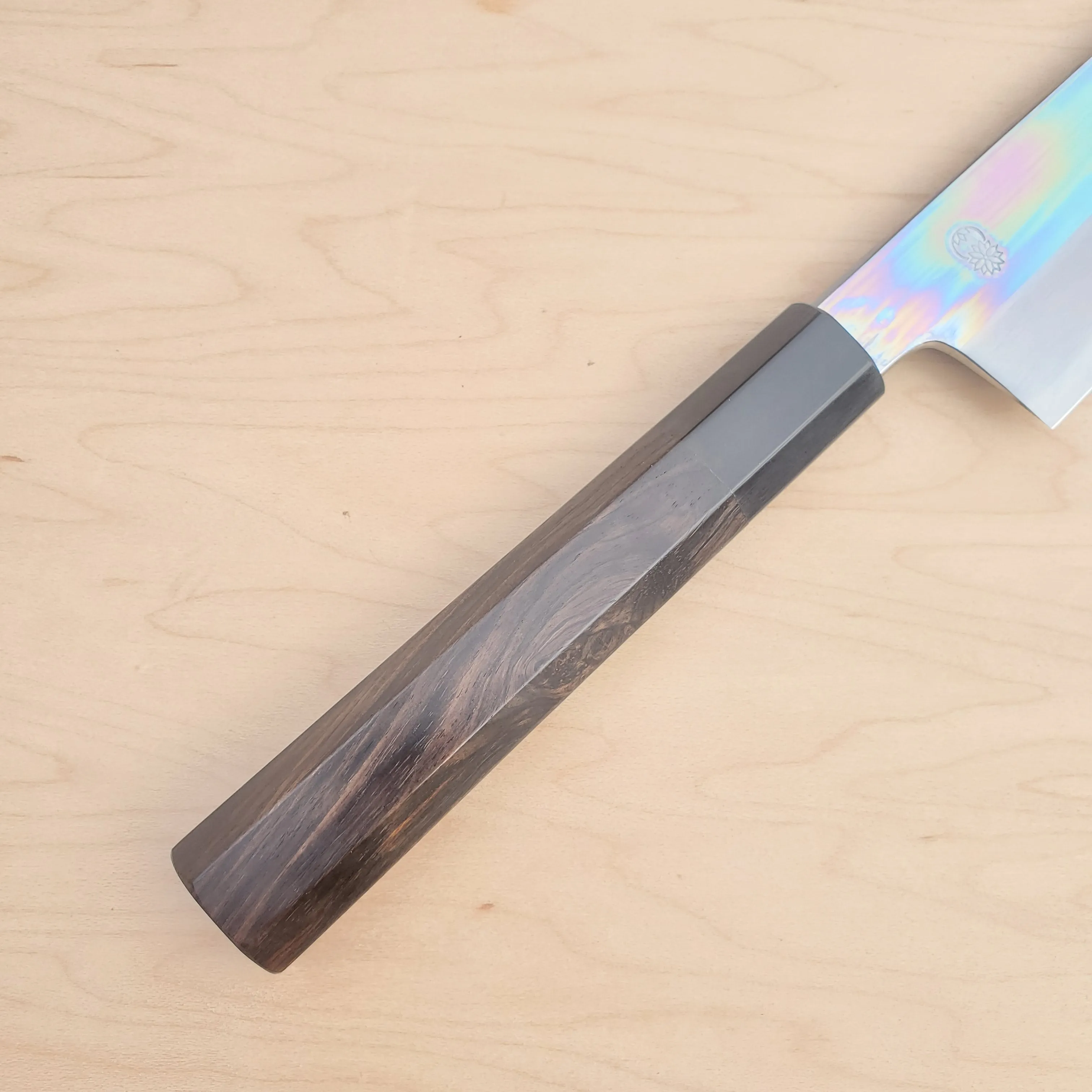 Sakai Kikumori Choyo Kiritsuke Gyuto 240mm Shirogami - Ebony