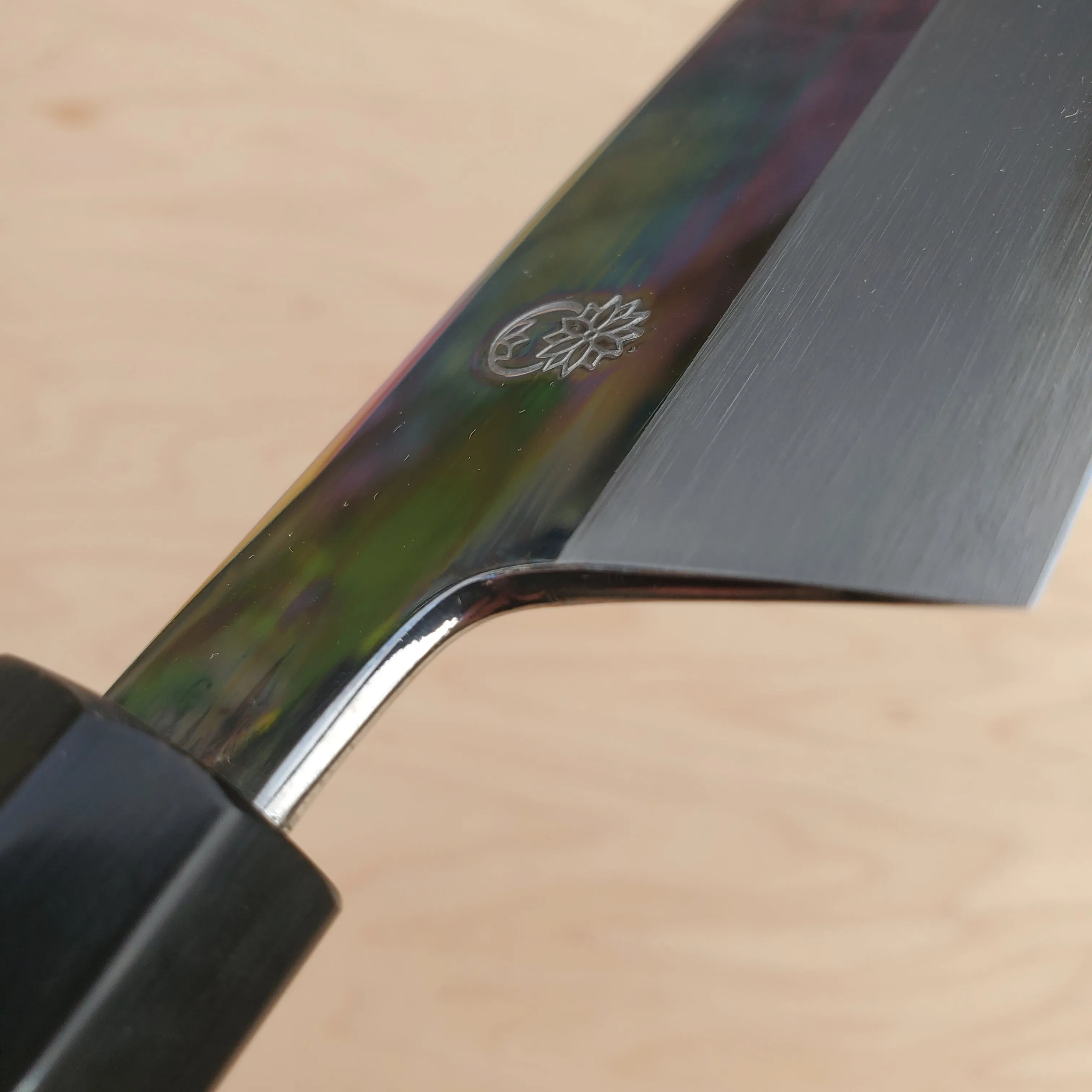 Sakai Kikumori Choyo Kiritsuke Gyuto 240mm Shirogami - Ebony