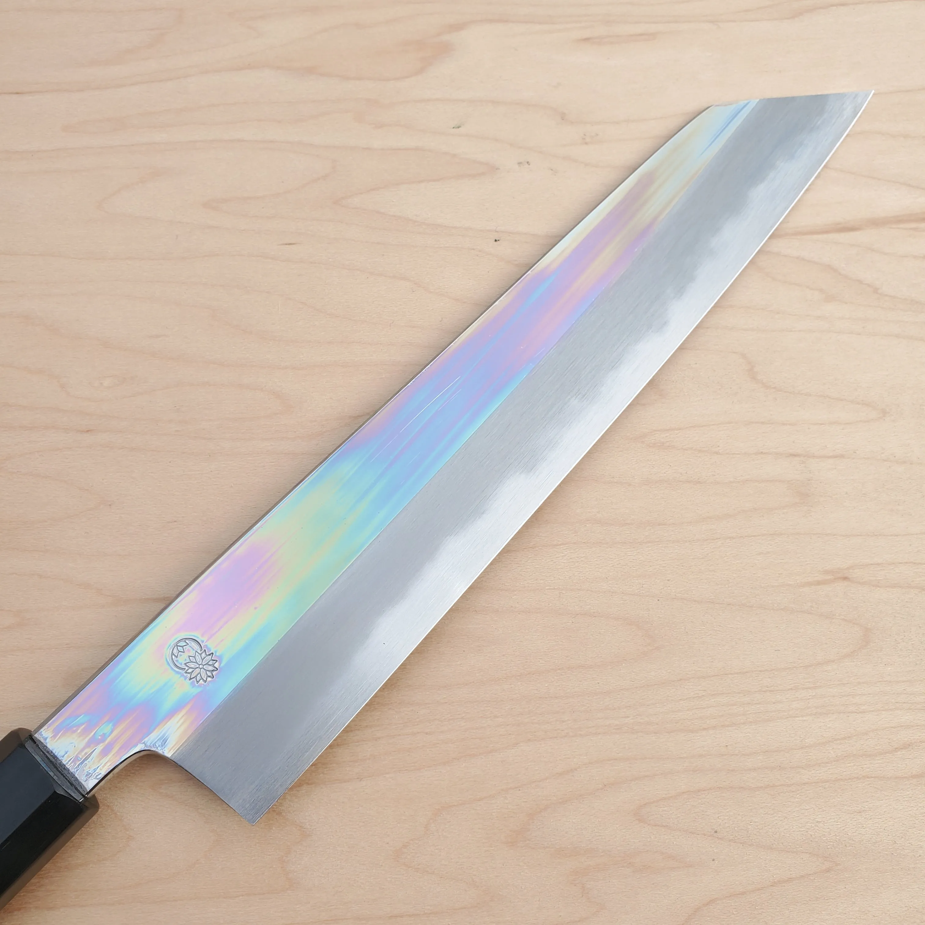 Sakai Kikumori Choyo Kiritsuke Gyuto 240mm Shirogami - Ebony