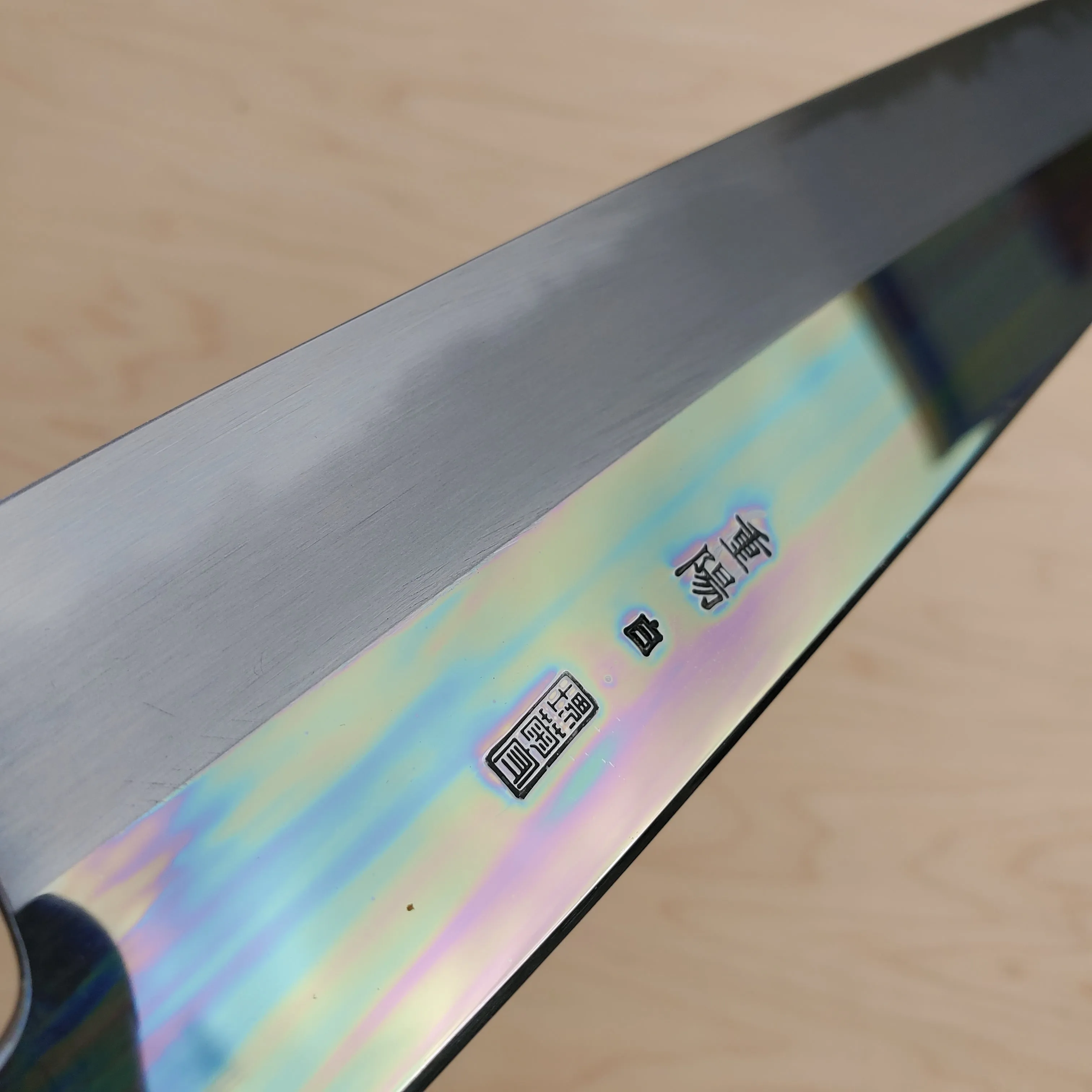 Sakai Kikumori Choyo Kiritsuke Gyuto 240mm Shirogami - Ebony