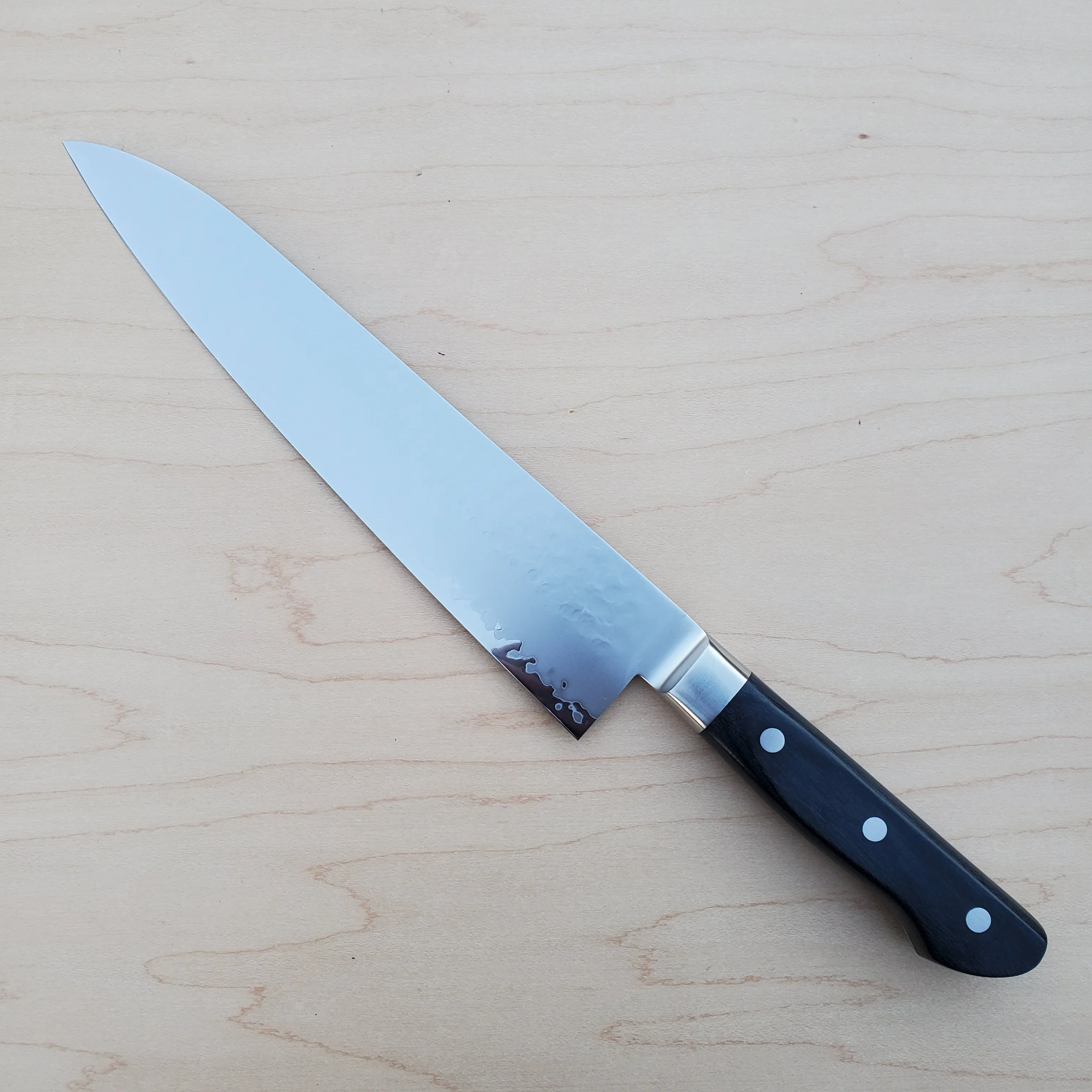 Sakai Kikumori GWT 240mm Gyuto VG5 Tsuchime
