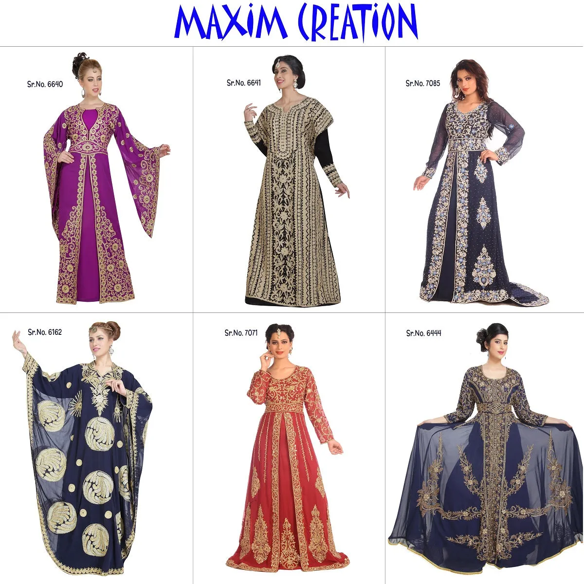Sarwal Algerian Traditional Velvet Jacket Embroidered Kaftan