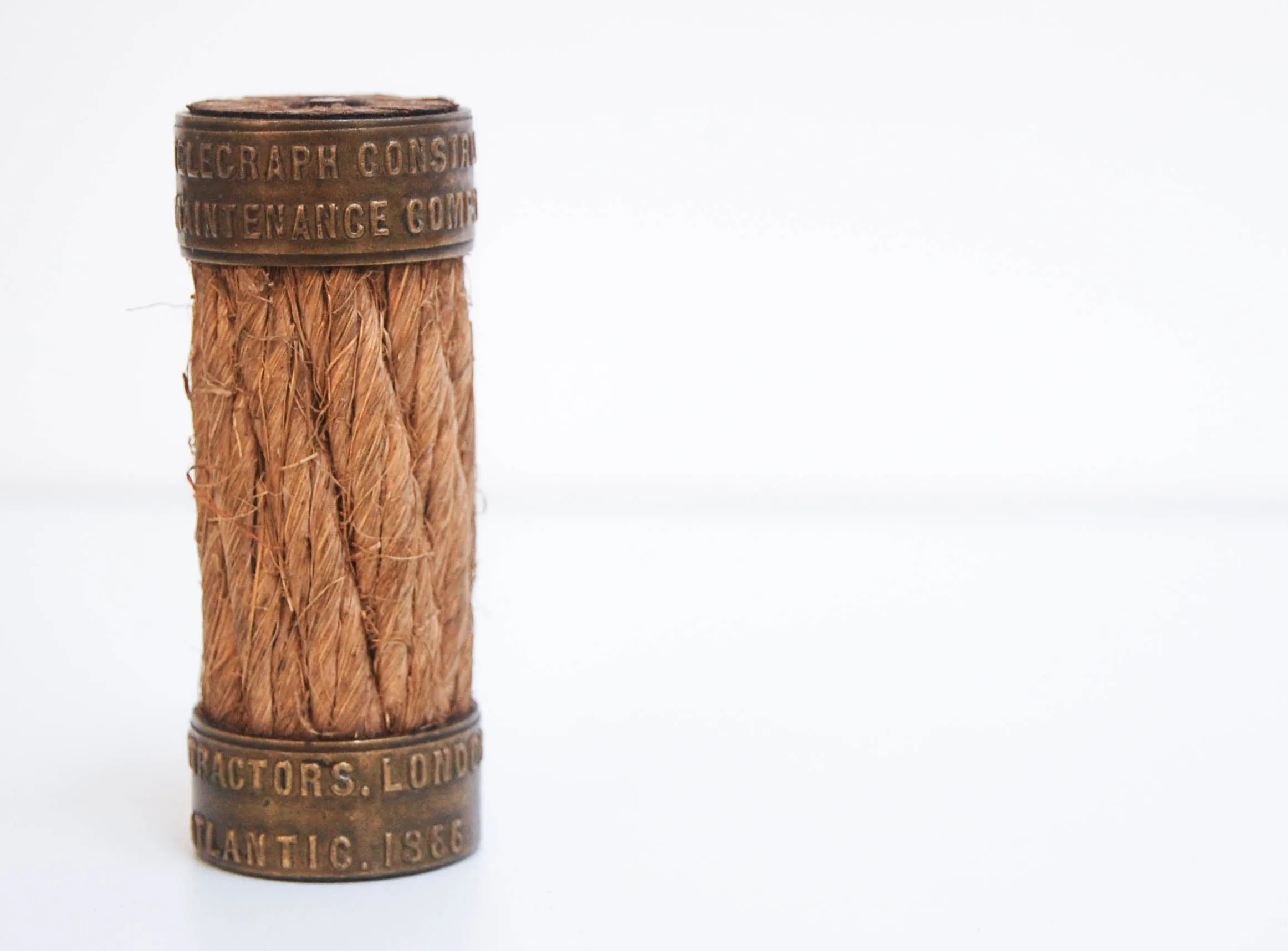 Section of the 1866 Trans-Atlantic Telegraph Cable by The Telegraph Construction & Maintenance Company Limited