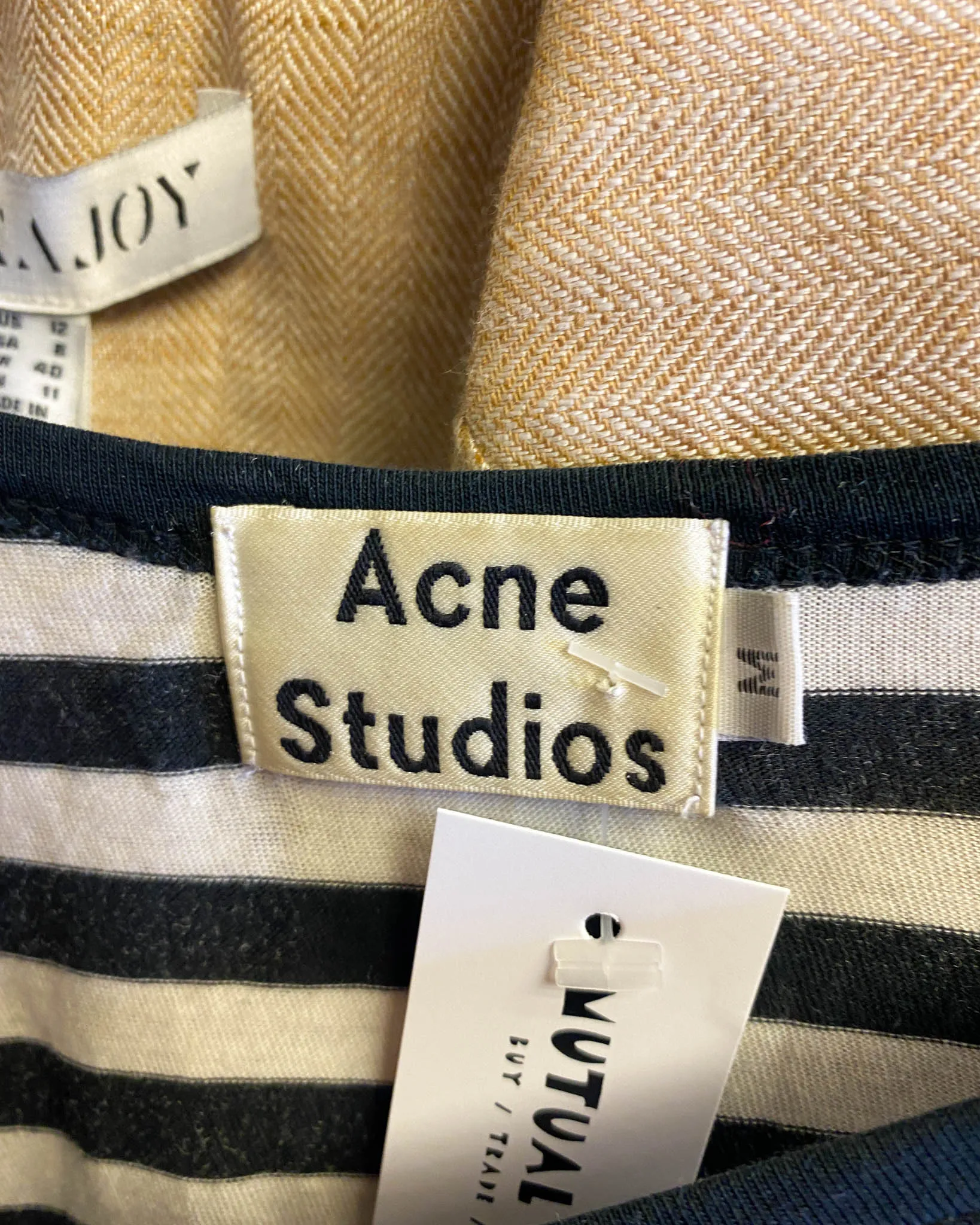 Size M - Acne Studios Striped Long Sleeve T-Shirt