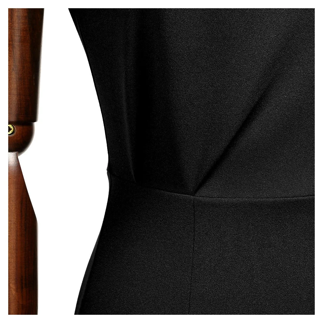 Sleeveless Pleated Pencil Dress