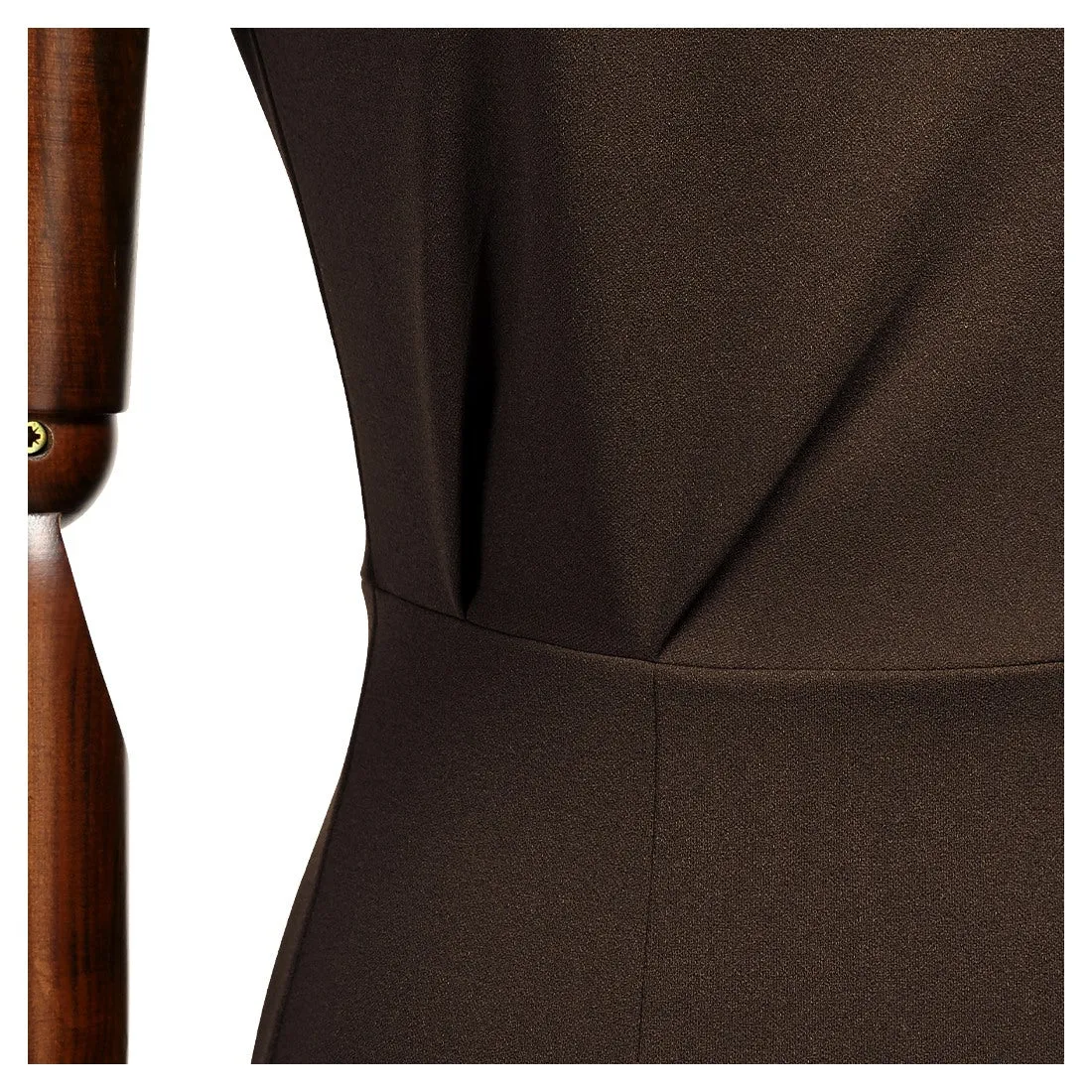 Sleeveless Pleated Pencil Dress