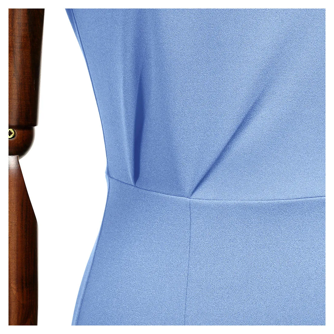 Sleeveless Pleated Pencil Dress