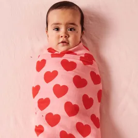 Sweetheart Bamboo Swaddle One Size