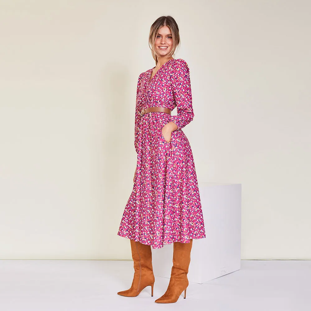 Tara Dress (Berry)