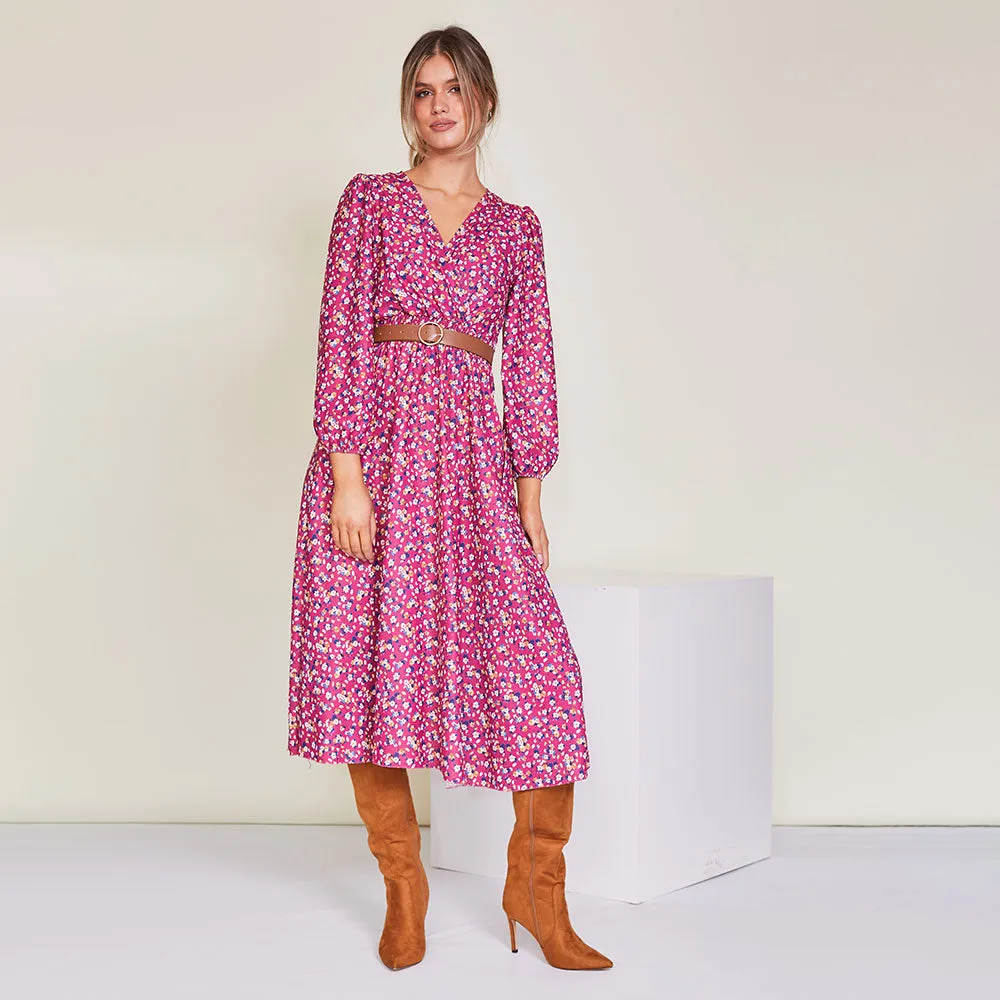 Tara Dress (Berry)