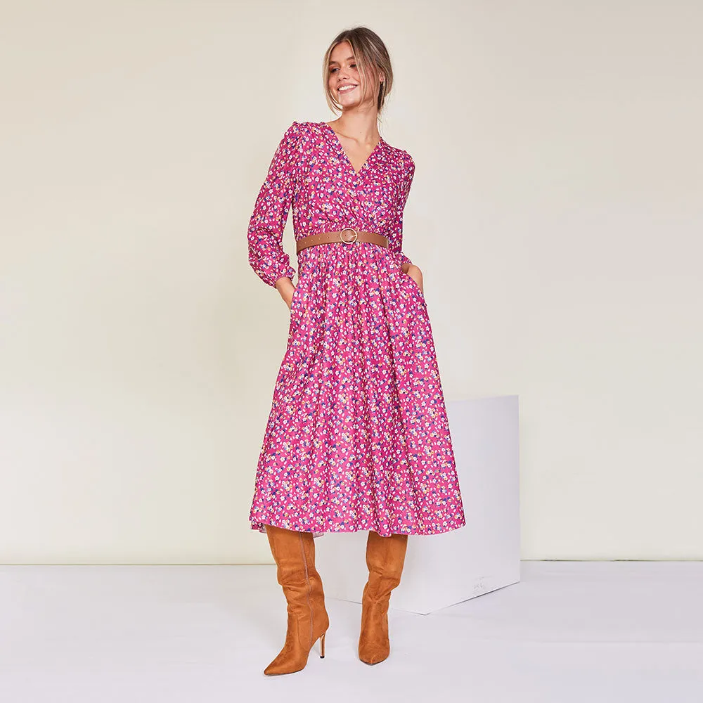 Tara Dress (Berry)