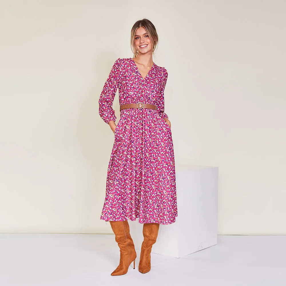 Tara Dress (Berry)