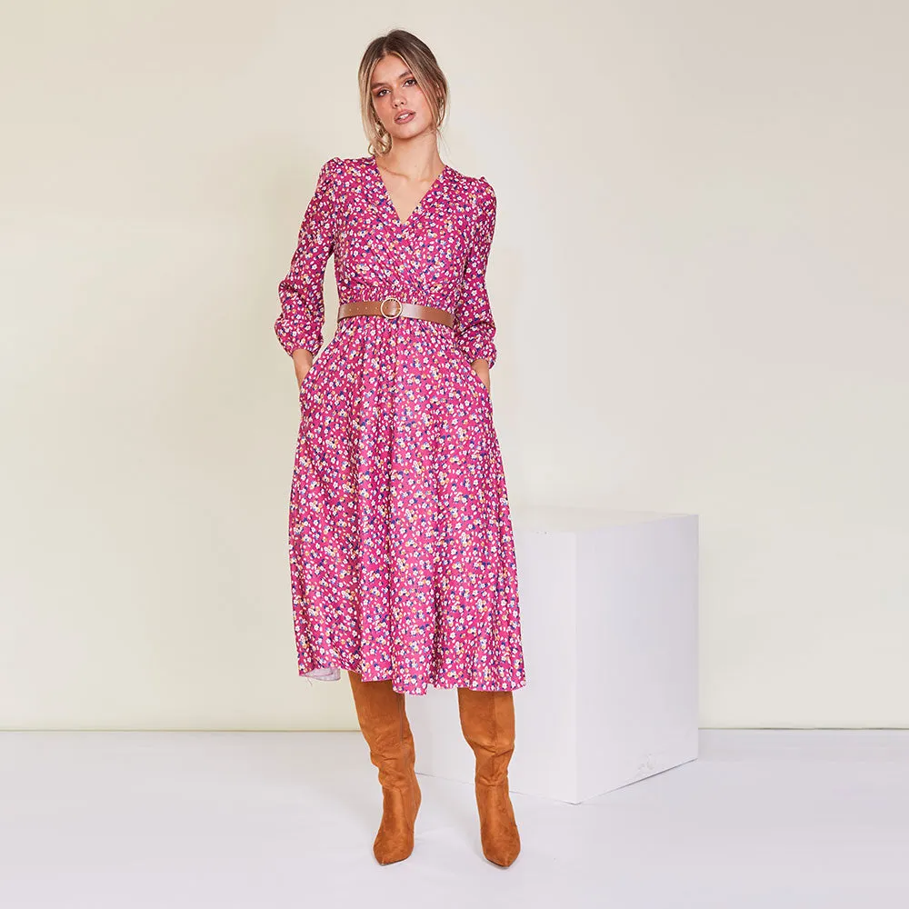 Tara Dress (Berry)