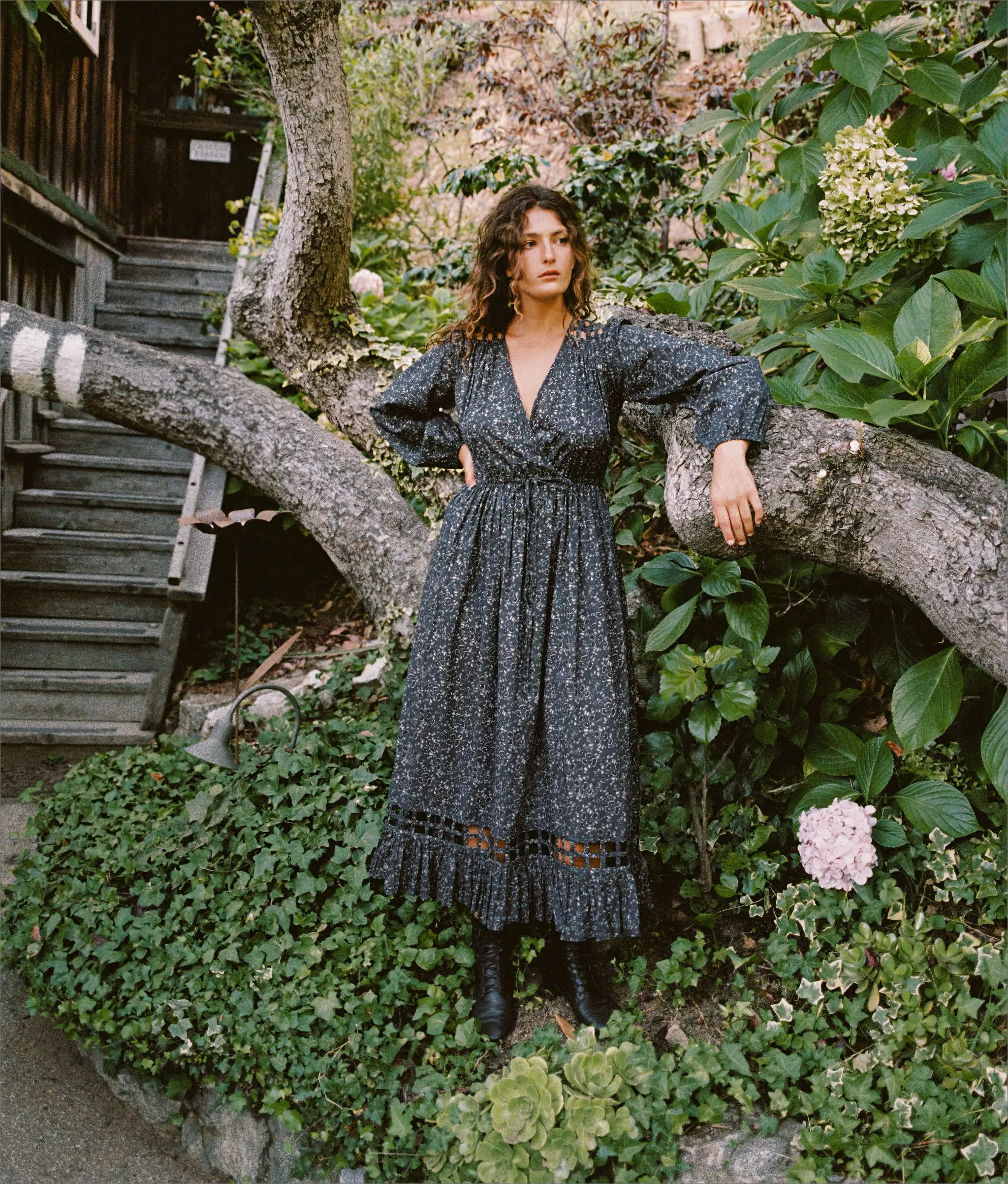 The Sarah Dress | Ginkgo Black