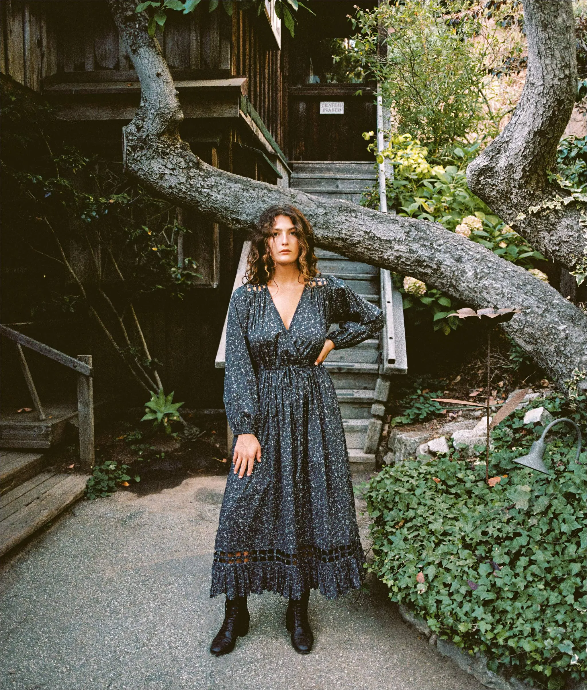 The Sarah Dress | Ginkgo Black
