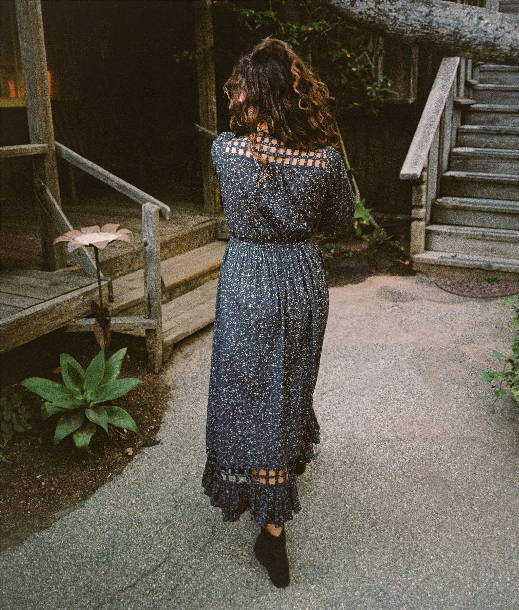 The Sarah Dress | Ginkgo Black