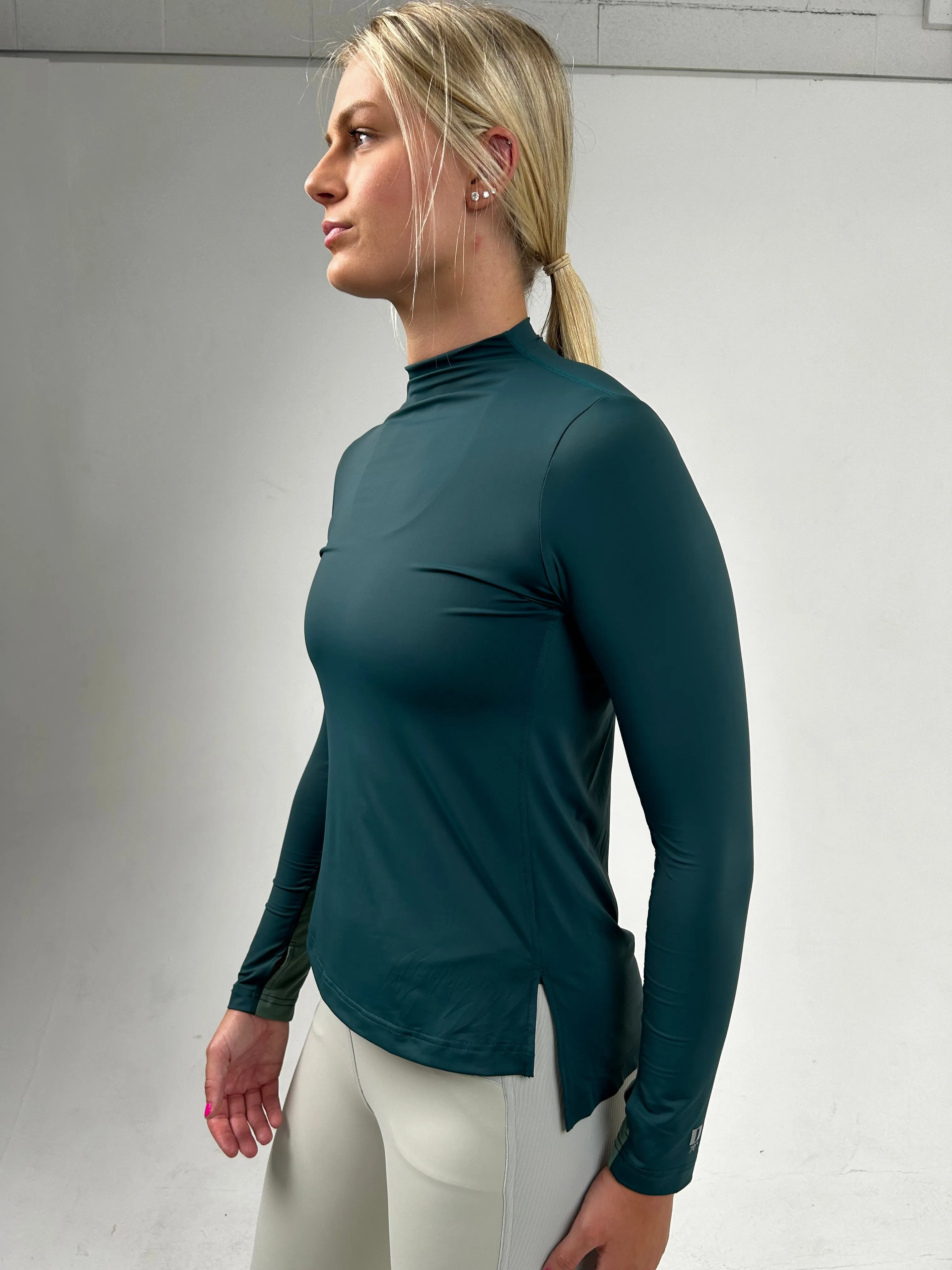The Sunscreen Shirt- UPF 50  Total Coverage in Hunter Green