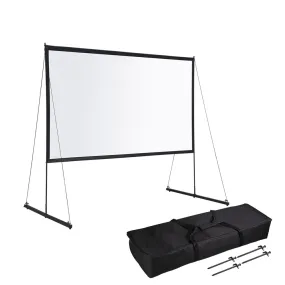 TheLAShop Portable Outdoor Projector Screen w/ Stand 100" 16:9