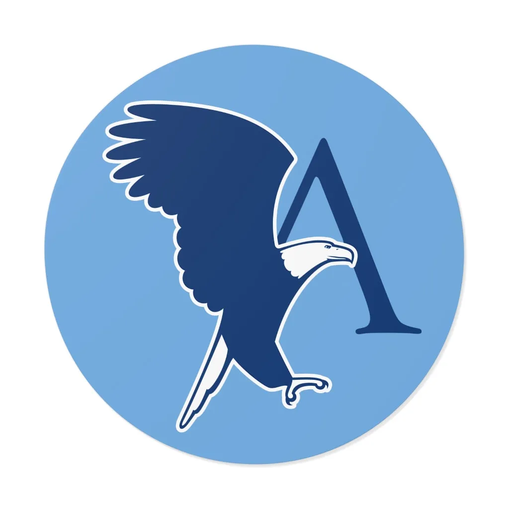Vinyl Sticker with Eagle A Logo-Blue