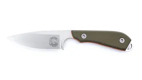 White River Knives M1 Pro Fixed Blade 3in Magnacut Steel Green / Orange Textured G10 Handles