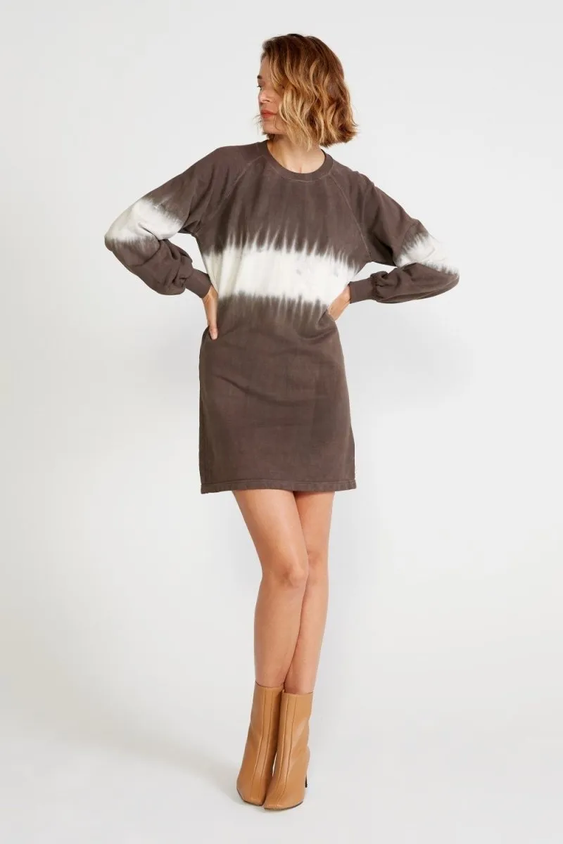 Winona French Terry Dress in Bracken Horizon