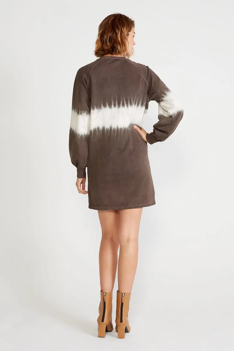 Winona French Terry Dress in Bracken Horizon